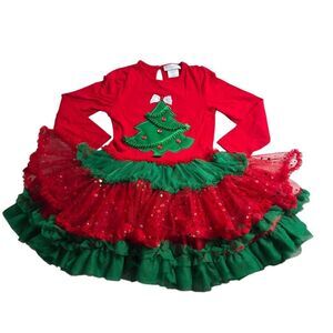 Emily Rose Tunic Christmas Tree dress 6